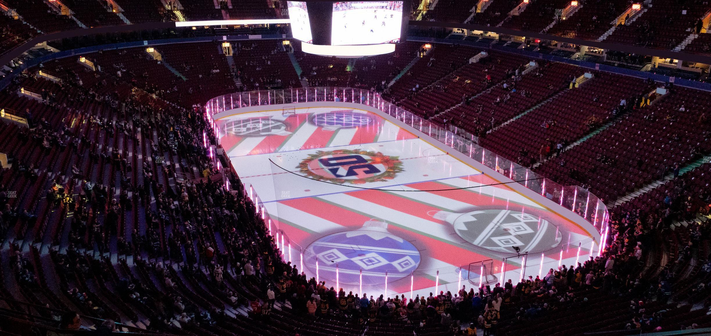 Seating view for Rogers Arena Section 318