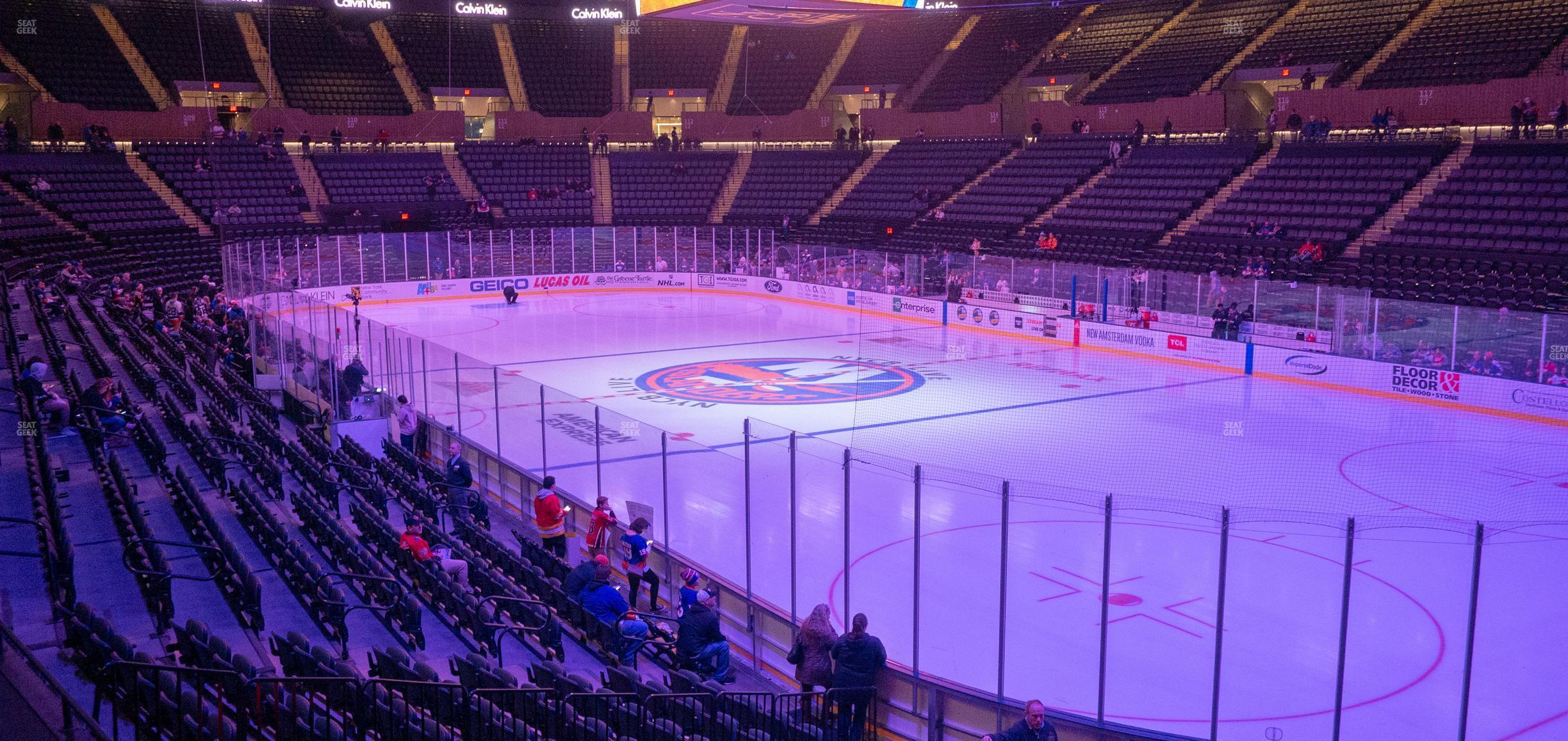 Seating view for Nassau Coliseum Section 127