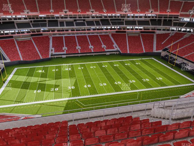 Seating view for Mercedes-Benz Stadium Section 341