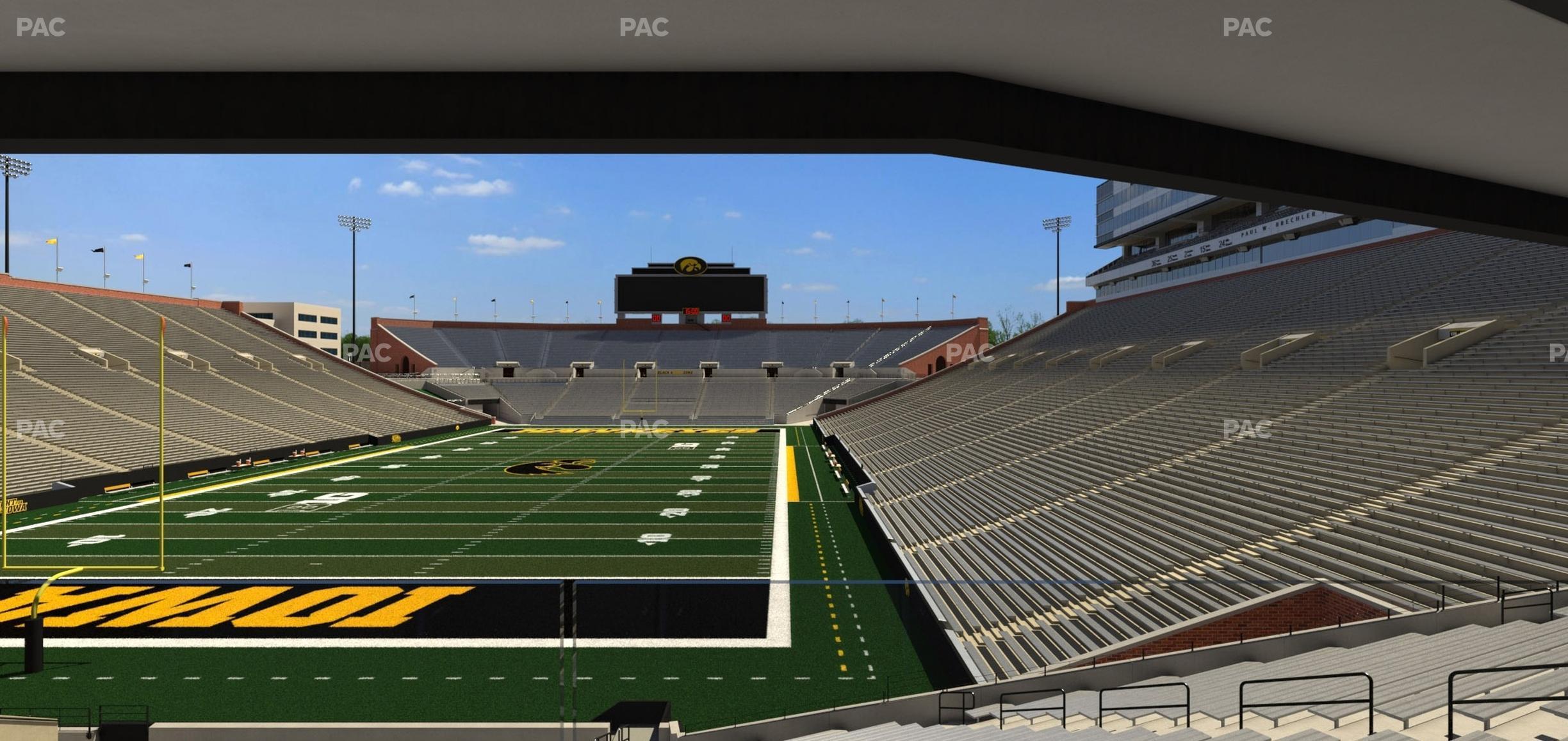 Seating view for Kinnick Stadium Section Ironmen Box 15