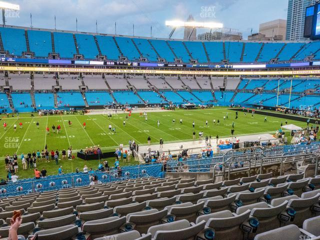 Seating view for Bank of America Stadium Section 346