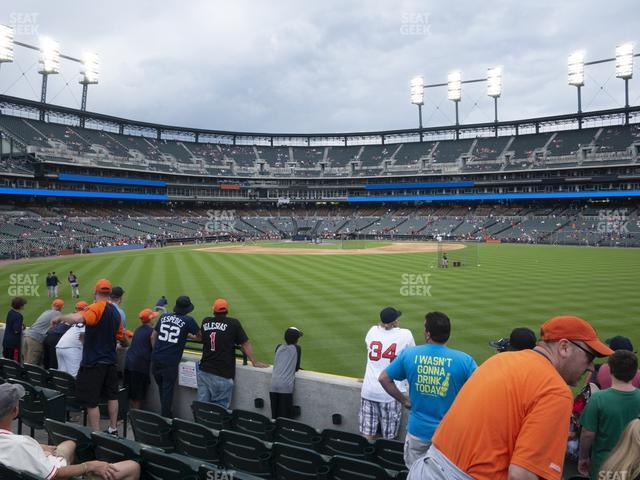 Seating view for Comerica Park Section 101