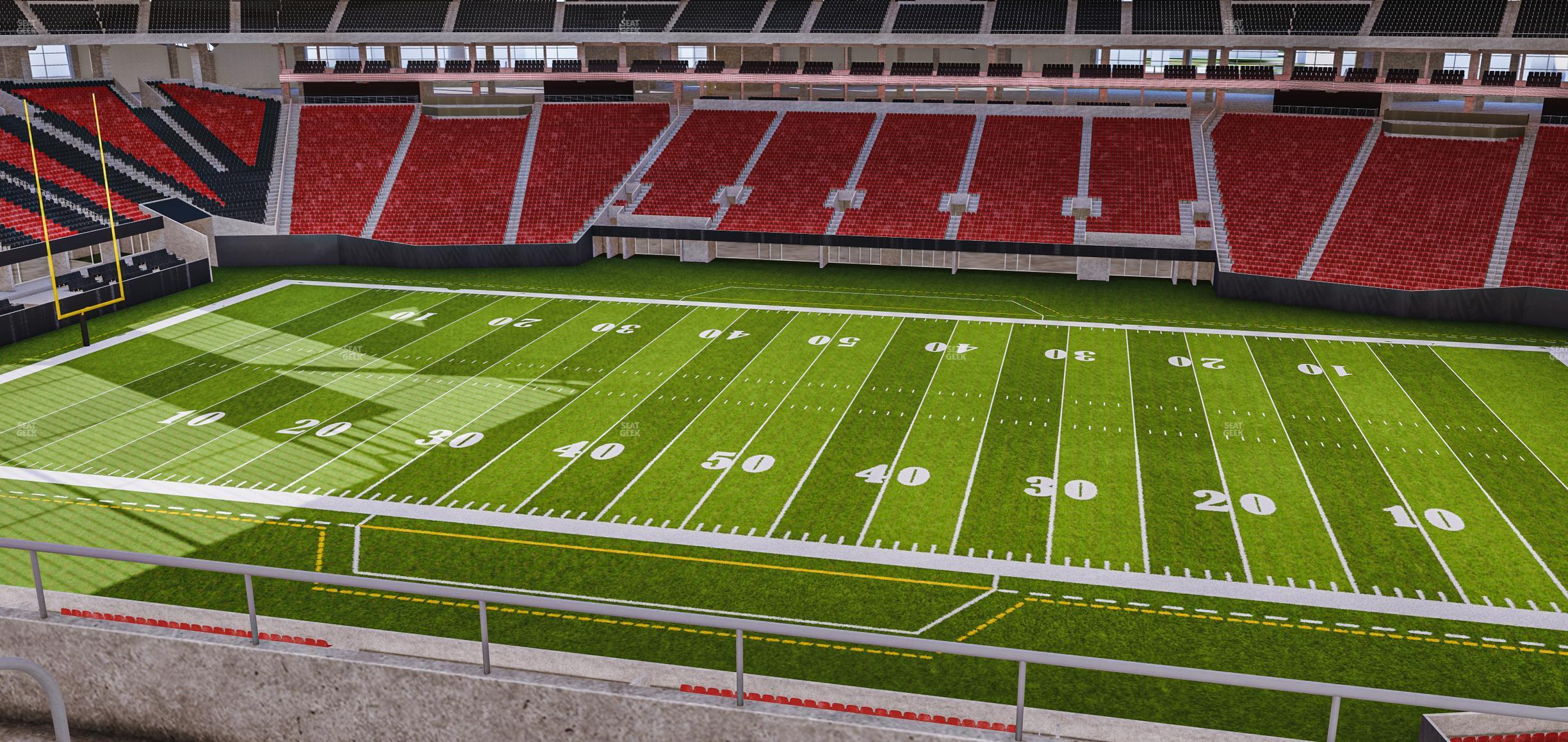 Seating view for Mercedes-Benz Stadium Section 235