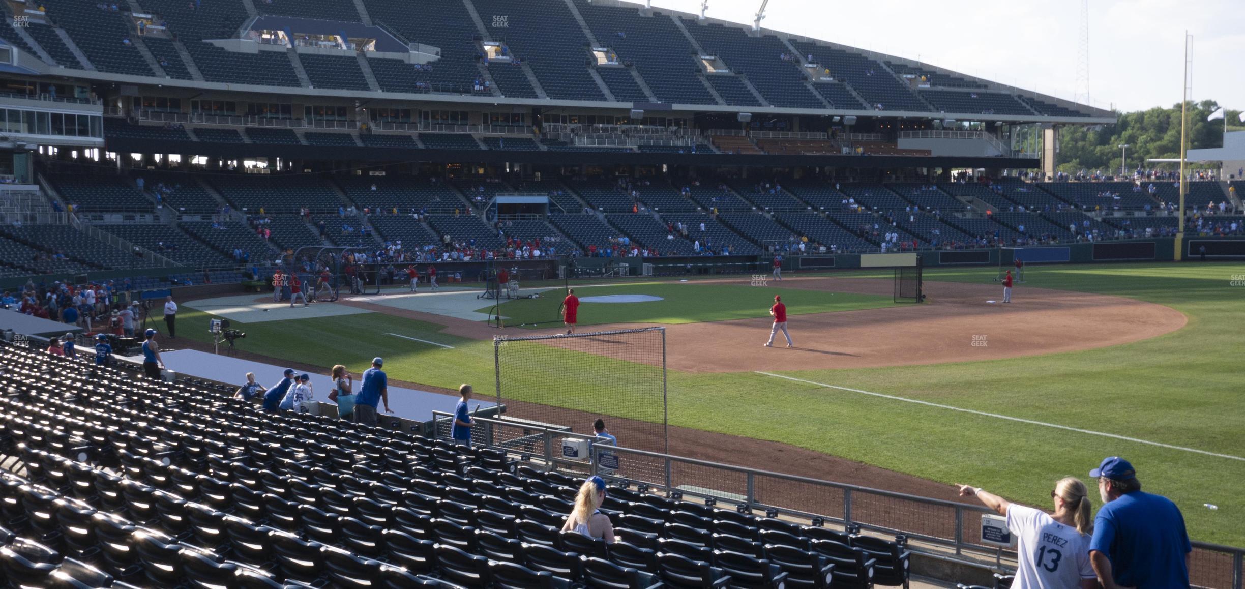 Seating view for Kauffman Stadium Section 141