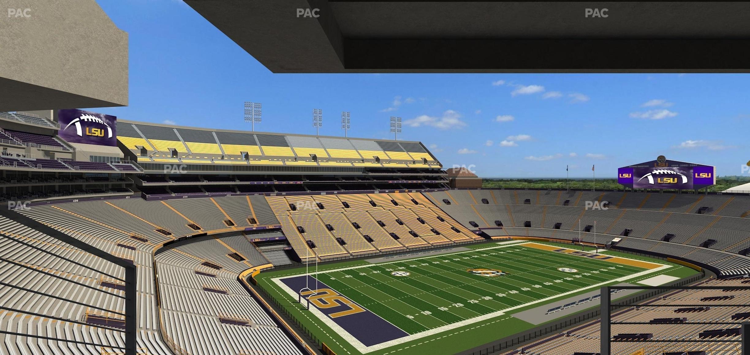 Seating view for Tiger Stadium Section Suite 235