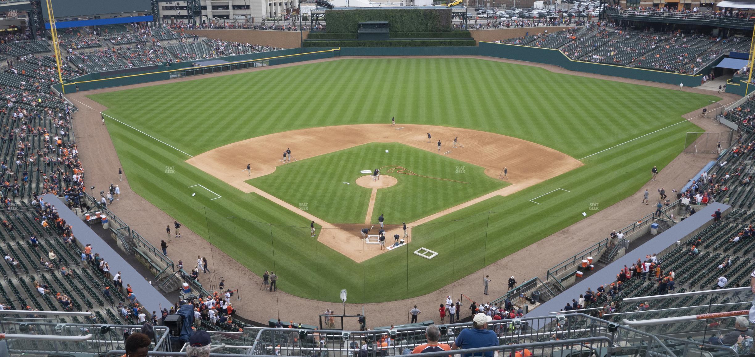 Seating view for Comerica Park Section 327