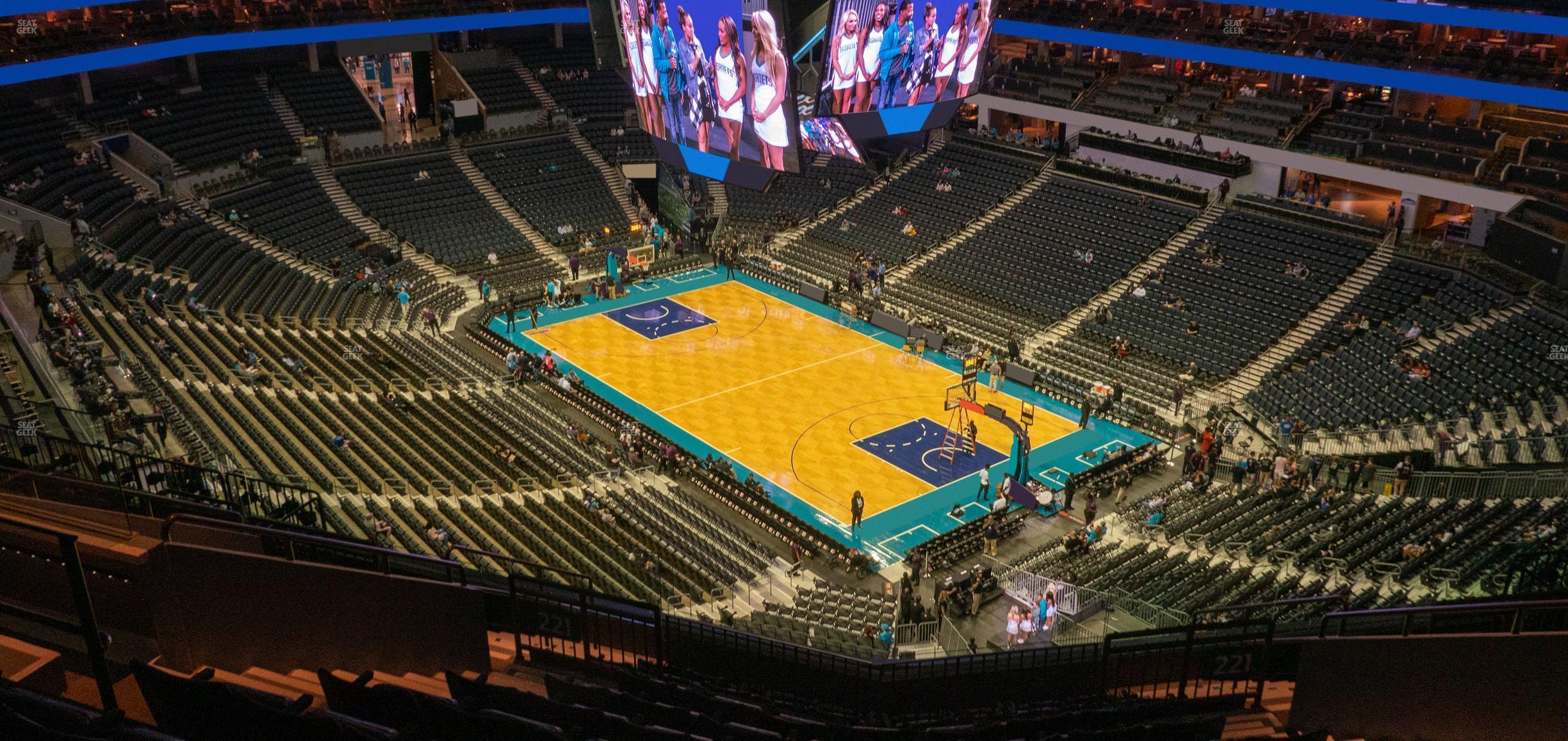 Seating view for Spectrum Center Section 221