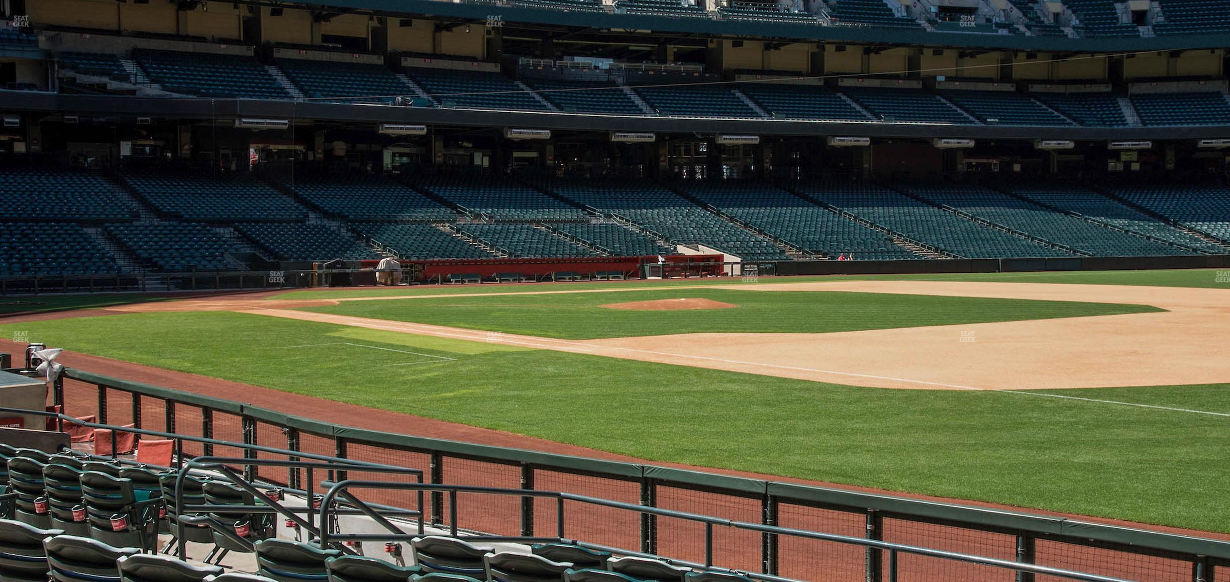 Seating view for Chase Field Section A