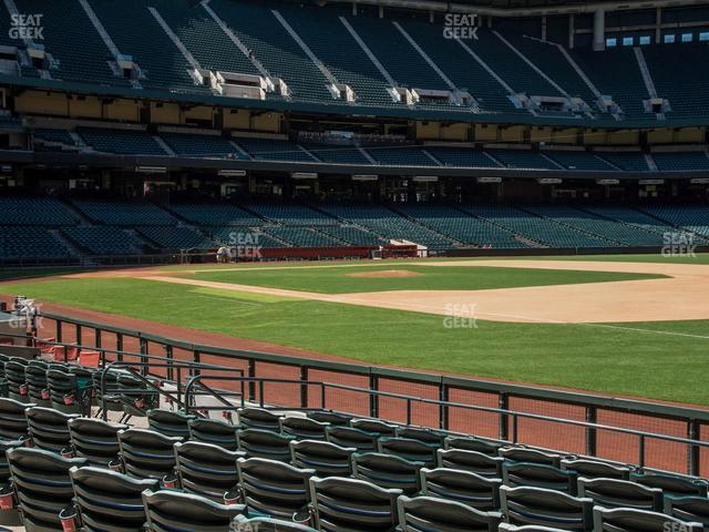 Seating view for Chase Field Section A