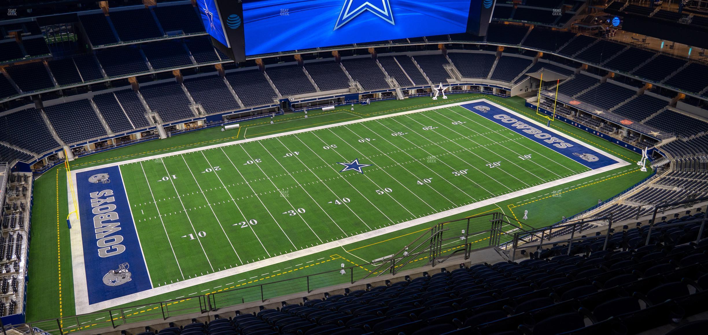 Seating view for AT&T Stadium Section 416