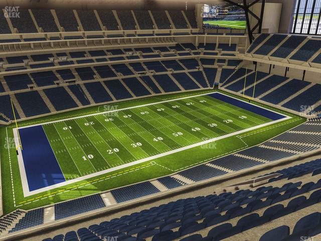 Seating view for Lucas Oil Stadium Section 617