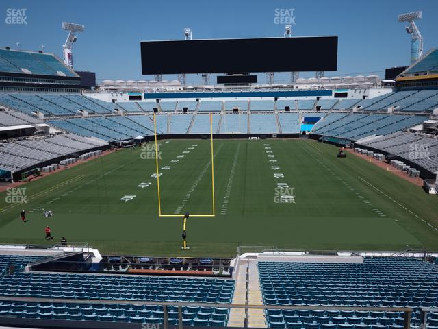 Seating view for EverBank Stadium Section Terrace Suite 4