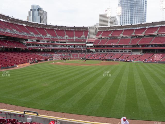 Seating view for Great American Ball Park Section 143