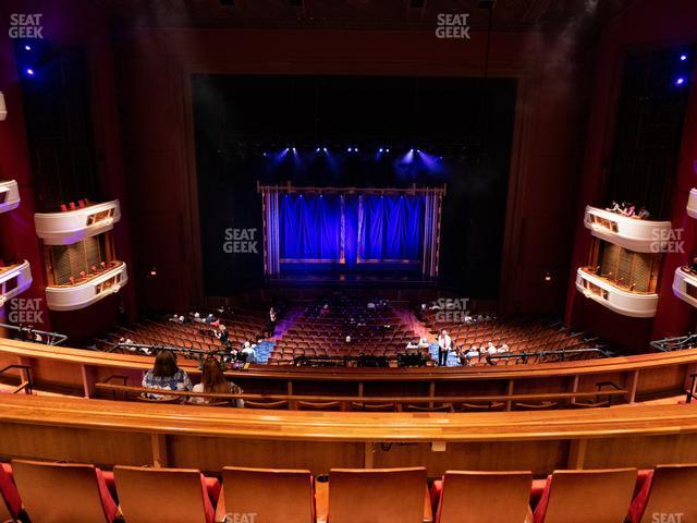 Seating view for Au-Rene Theater at the Broward Center Section Mezzanine Center Club Level