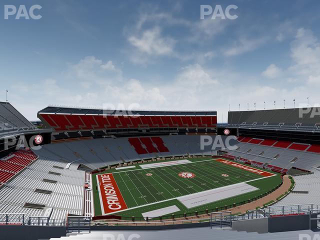 Seating view for Bryant Denny Stadium Section U 4 Dd