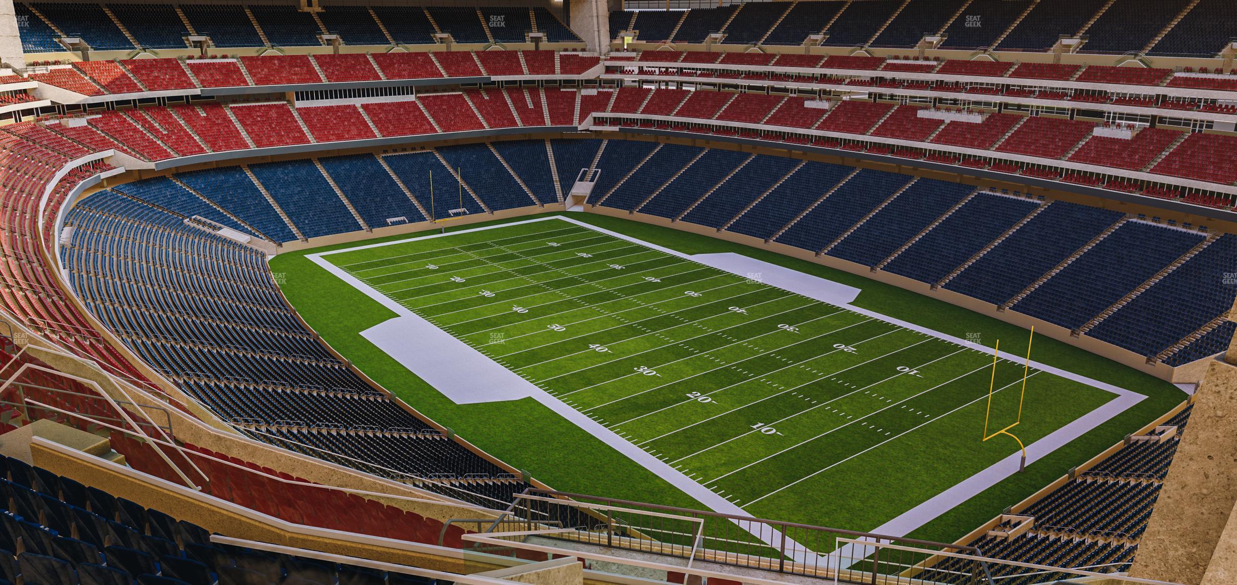 Seating view for NRG Stadium Section 601