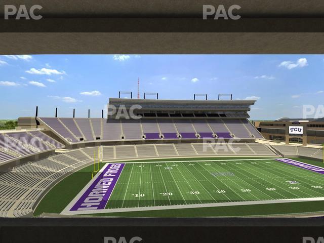 Seating view for Amon G. Carter Stadium Section Champions Suite 14