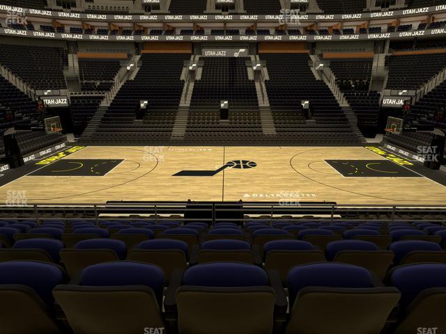 Seating view for Delta Center Section 7