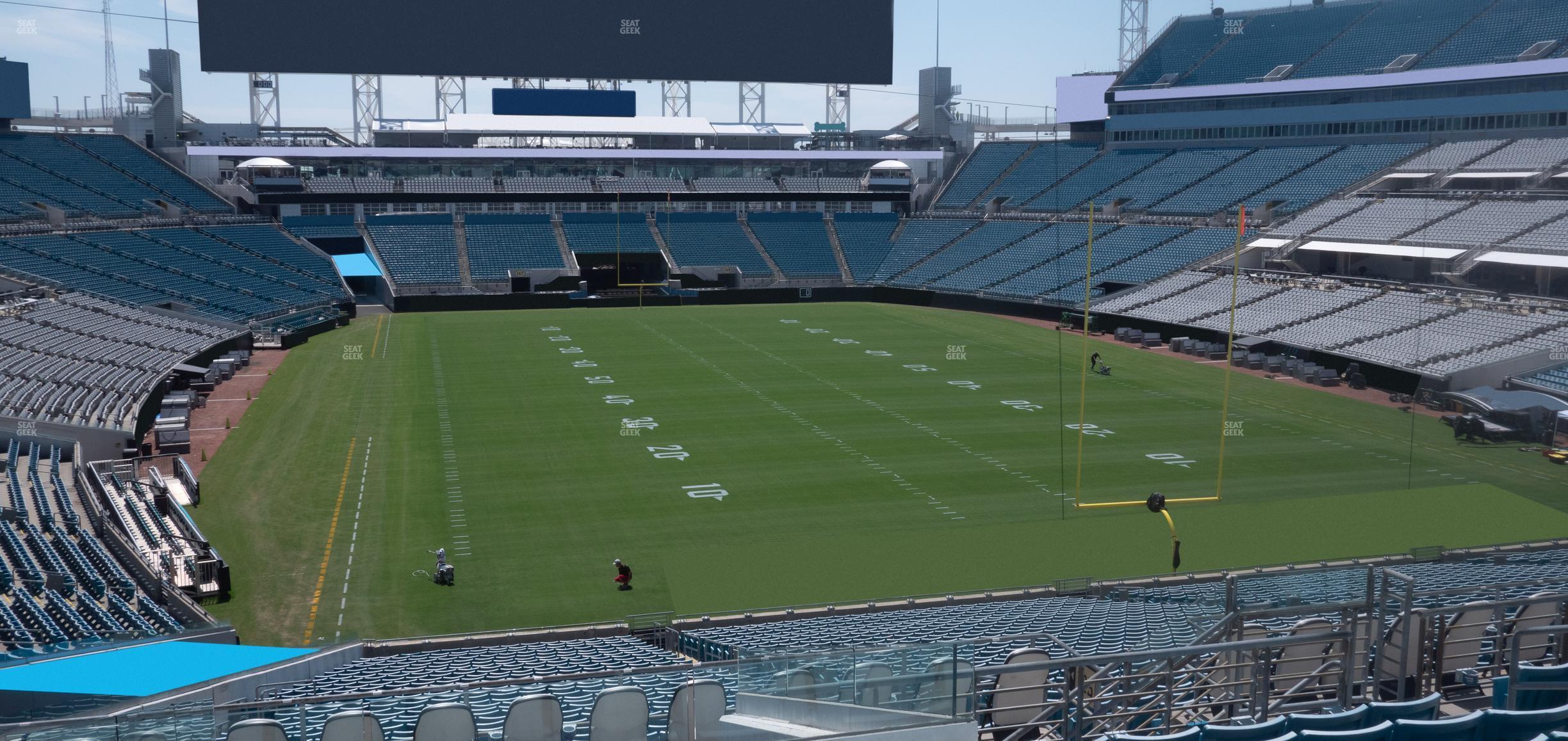 Seating view for EverBank Stadium Section 225