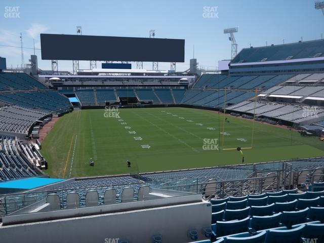 Seating view for EverBank Stadium Section 225