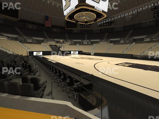 Seating view for Mackey Arena Section Lower 7