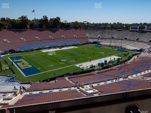 Seating view for Rose Bowl Stadium Section Club 213