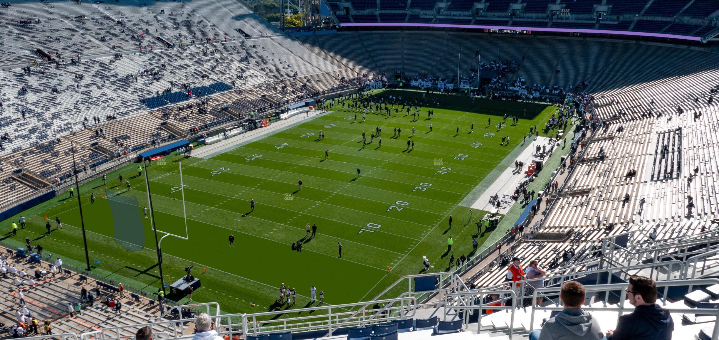 Seating view for Beaver Stadium Section North C Upper