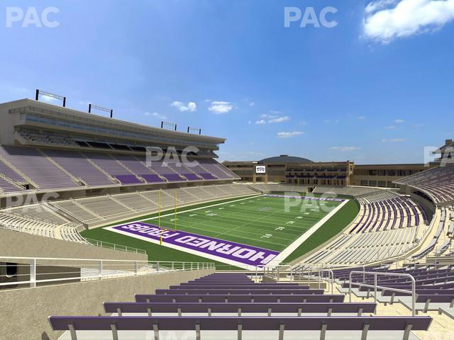 Seating view for Amon G. Carter Stadium Section 217