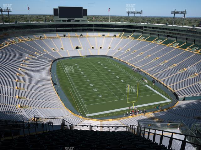 Seating view for Lambeau Field Section 742 S