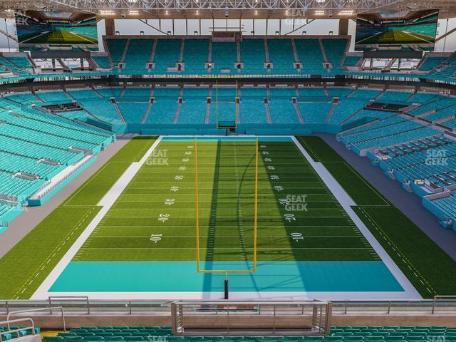 Seating view for Hard Rock Stadium Section 304