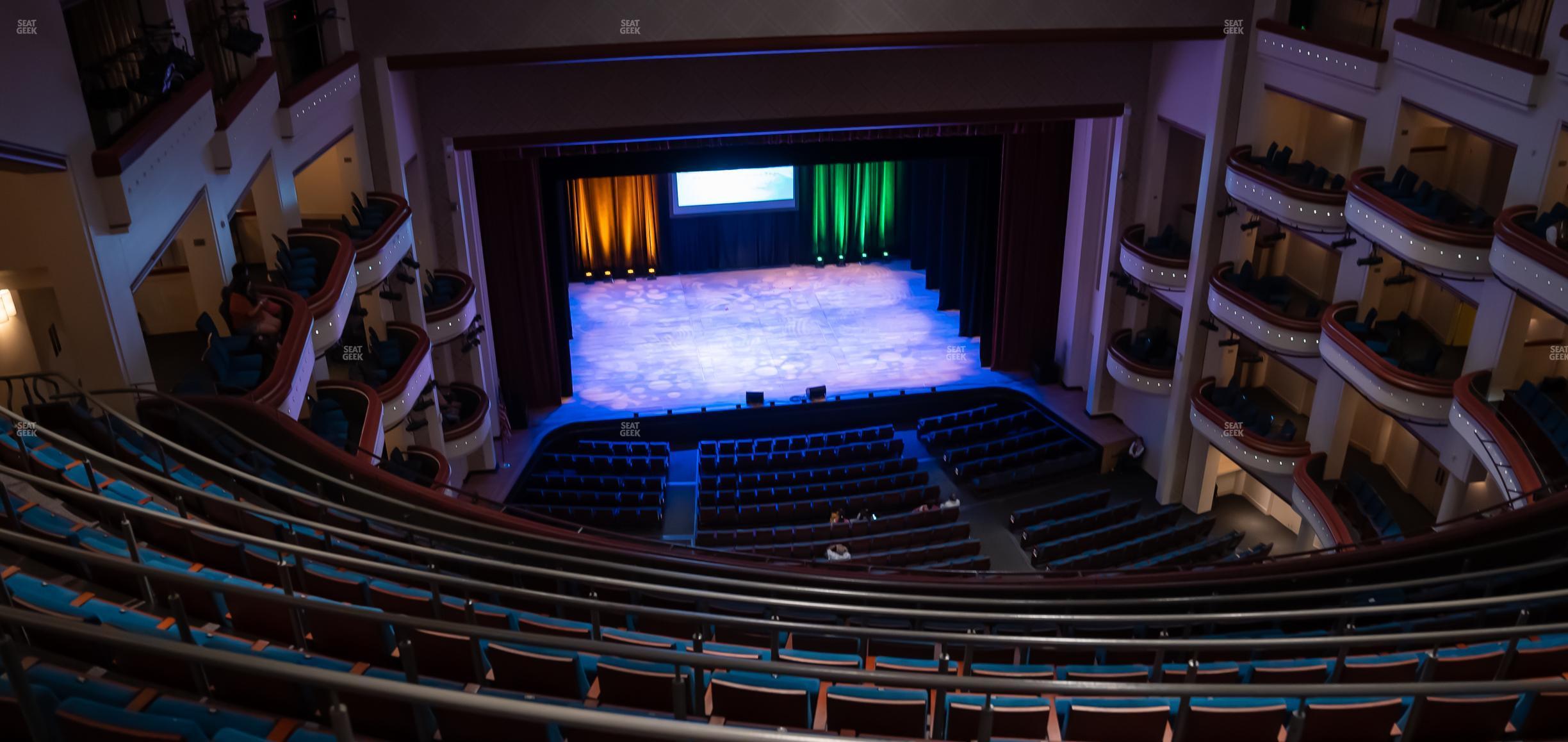 Seating view for Belk Theater at Blumenthal Performing Arts Center Section Balcony Left