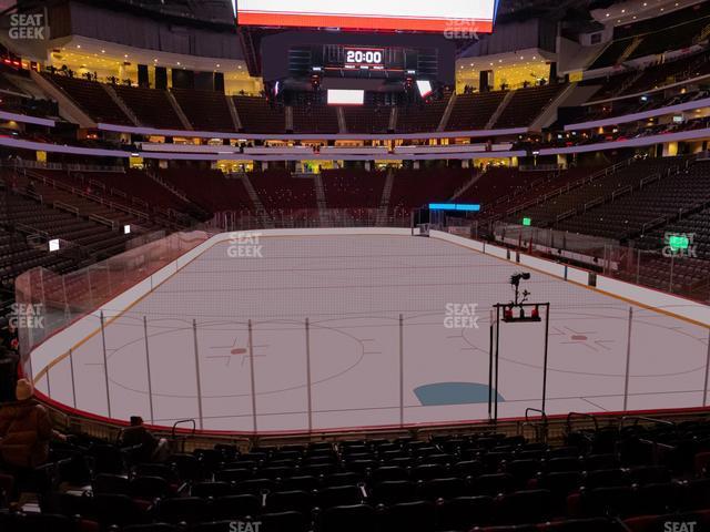 Seating view for Prudential Center Section 2