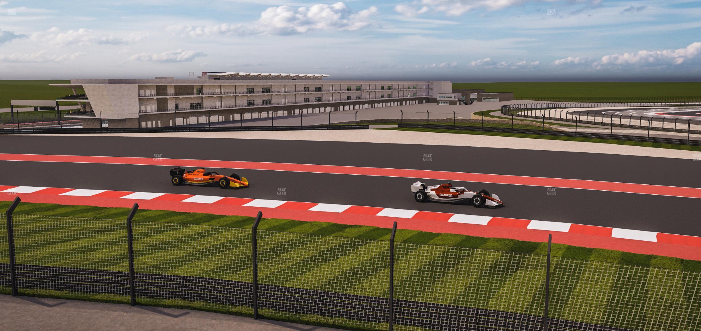 Seating view for Circuit of The Americas Section Turn 2 Grandstand 6