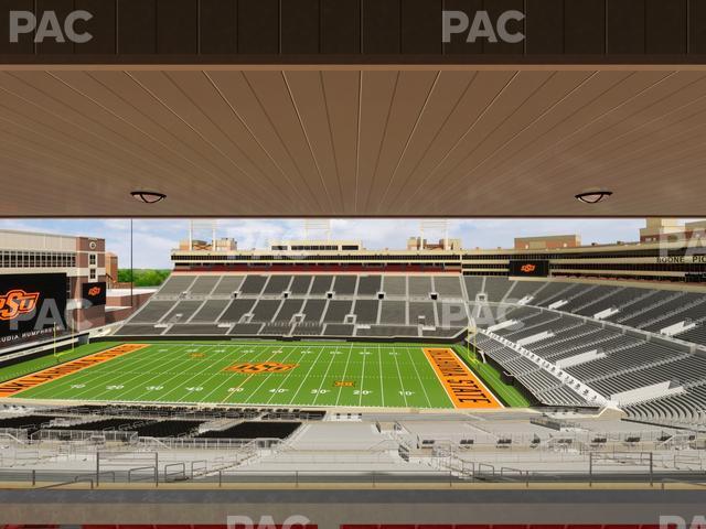 Seating view for Boone Pickens Stadium Section Club 555