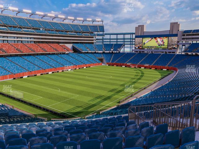 Seating view for Gillette Stadium Section 238