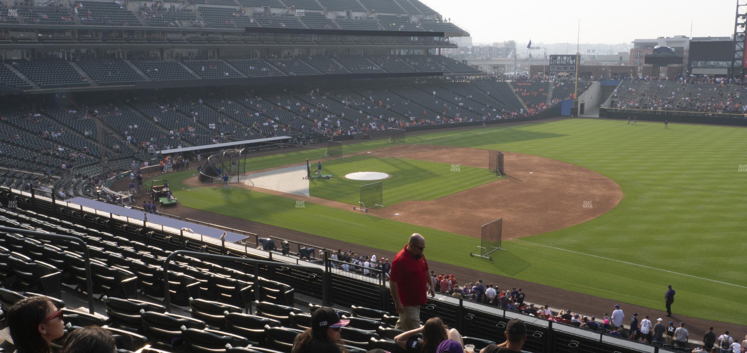 Seating view for Coors Field Section 218