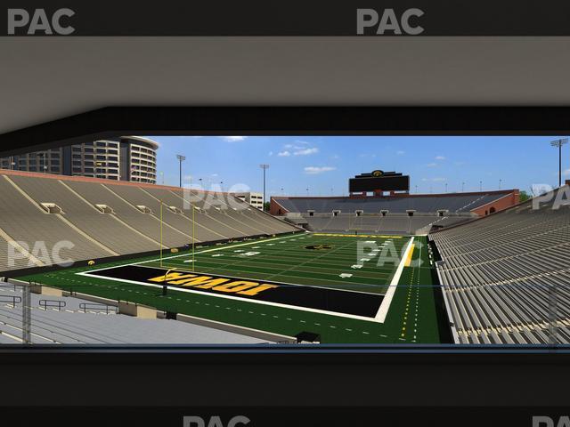 Seating view for Kinnick Stadium Section Ironmen Box 14