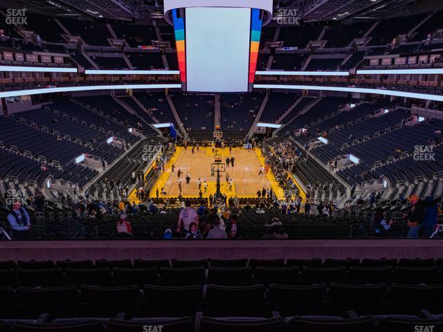 Seating view for Chase Center Section 127