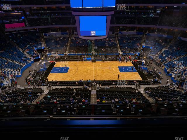 Seating view for Kia Center Section 225