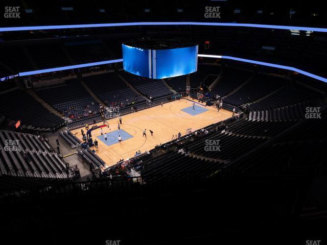 Seating view for FedExForum Section 205