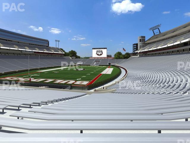 Seating view for Sanford Stadium Section 116