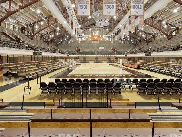 Seating view for Gregory Gym Section Floor 7