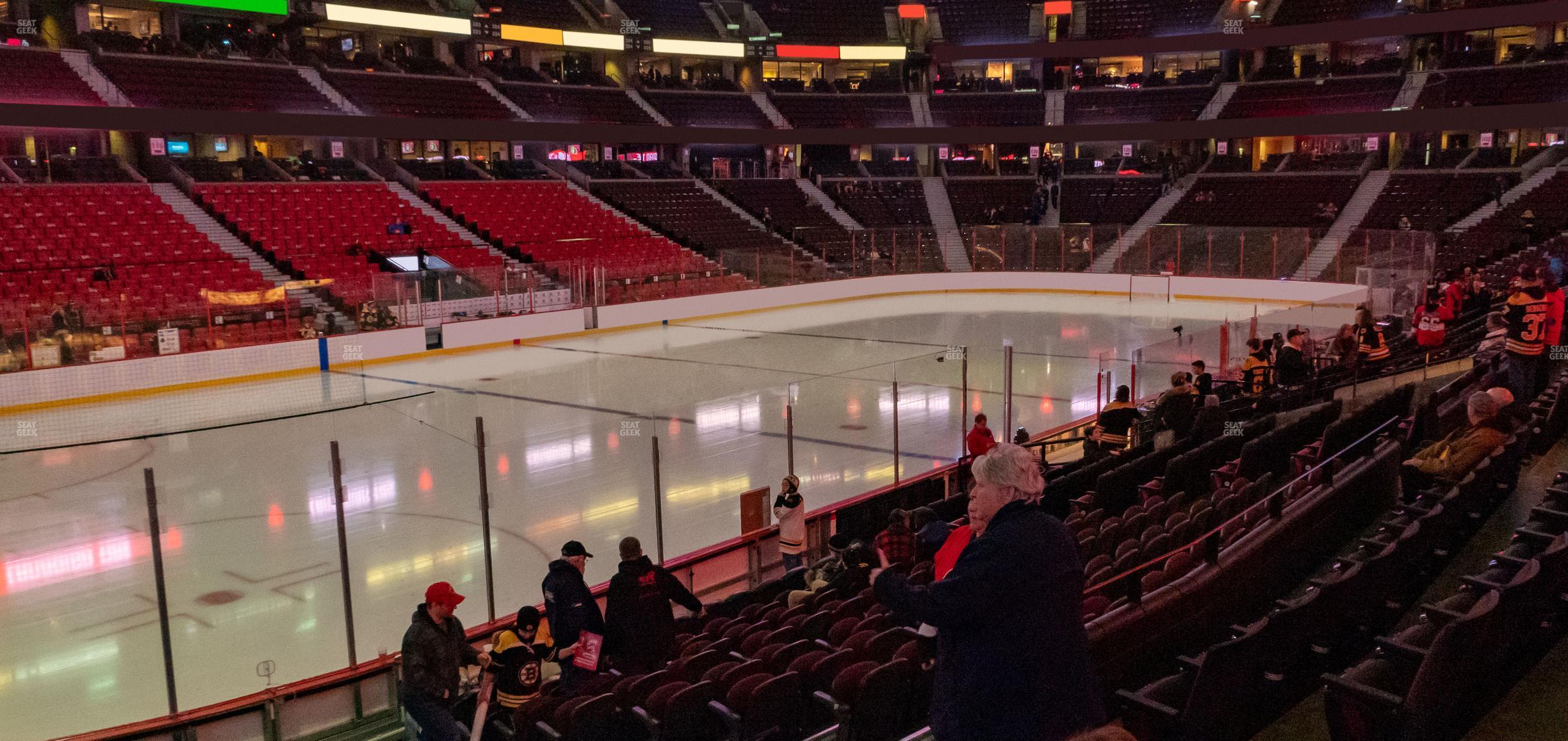 Seating view for Canadian Tire Centre Section 109