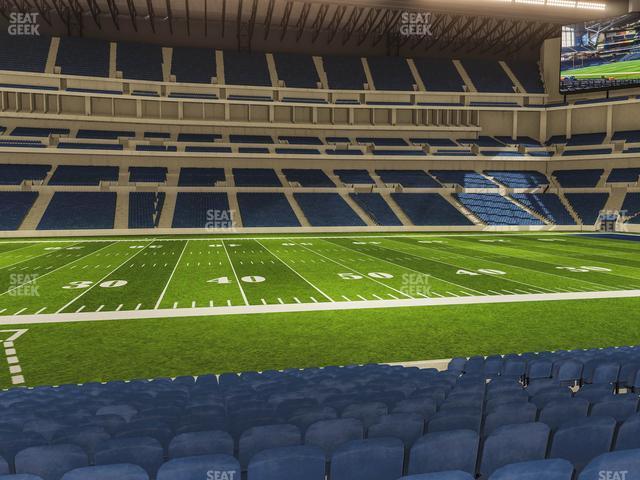 Seating view for Lucas Oil Stadium Section 141