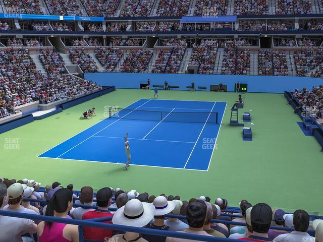 Seating view for Arthur Ashe Stadium Section Suite 124