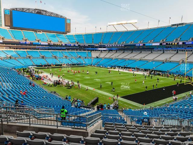 Seating view for Bank of America Stadium Section 308