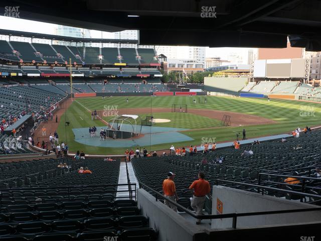 Seating view for Oriole Park at Camden Yards Section 31