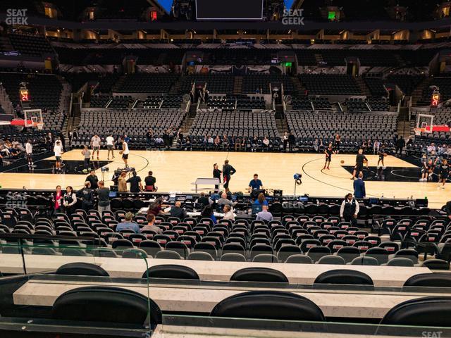 Seating view for Frost Bank Center Section Box 12