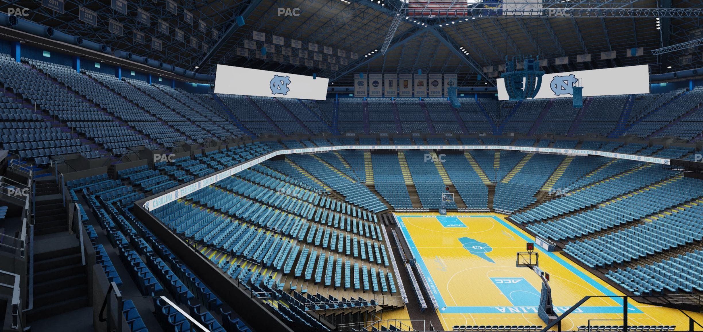 Seating view for Dean Smith Center Section 215