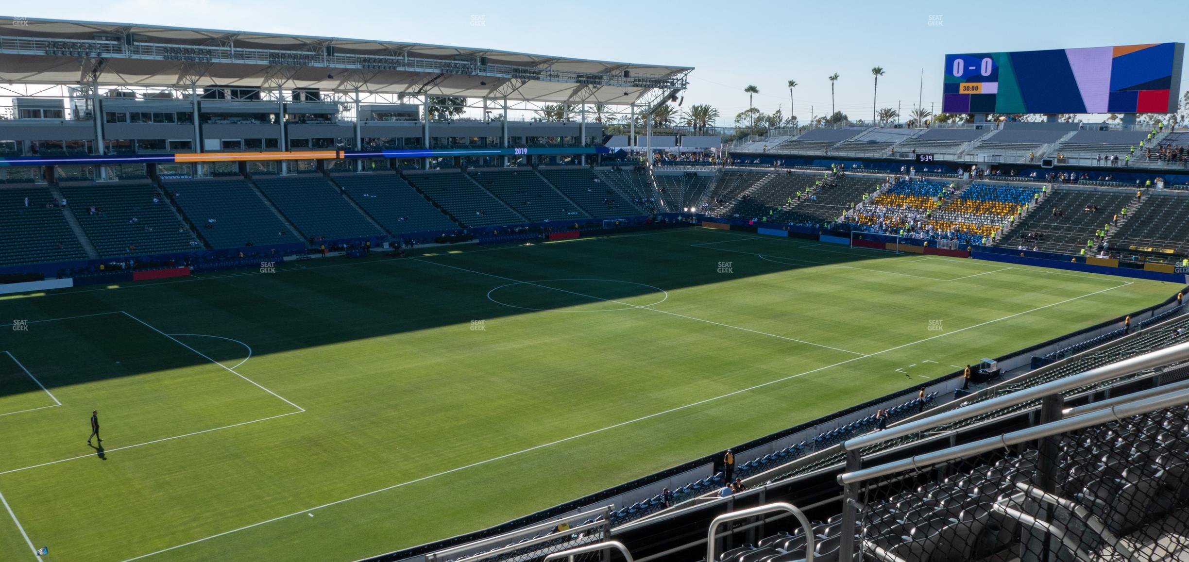 Seating view for Dignity Health Sports Park Section 237